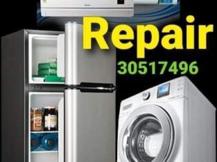 🇶🇦 Ac-Fridge || Washing Machine  Repair  service ♦ We are give best service warranty ● any place, any time .. ● 🤙  30517496 WhatsApp available in Qatar